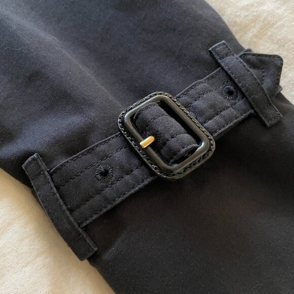 Burberry Navy Blue Trench coat size 50 - Picture 4 of 10